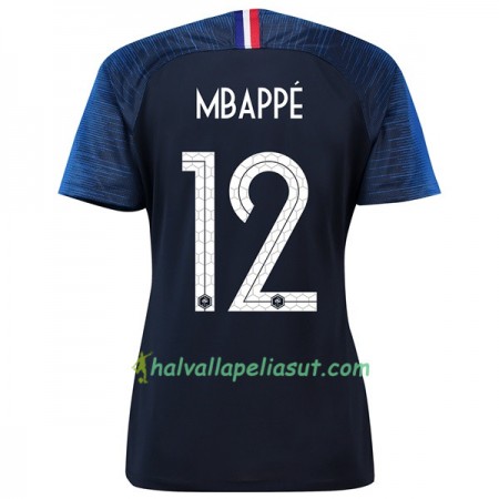 Jalkapallo Pelipaidat Ranska Mbappe 12 Naisten World Cup 2018 Kotipaita